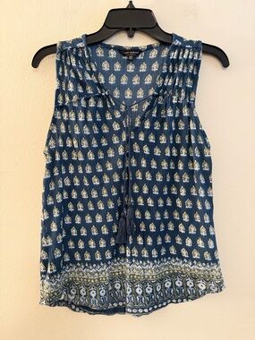 Lucky Brand Boho Printed Sleeveless Top